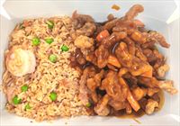 King Prawn Rice with Shredded Chilli Beef